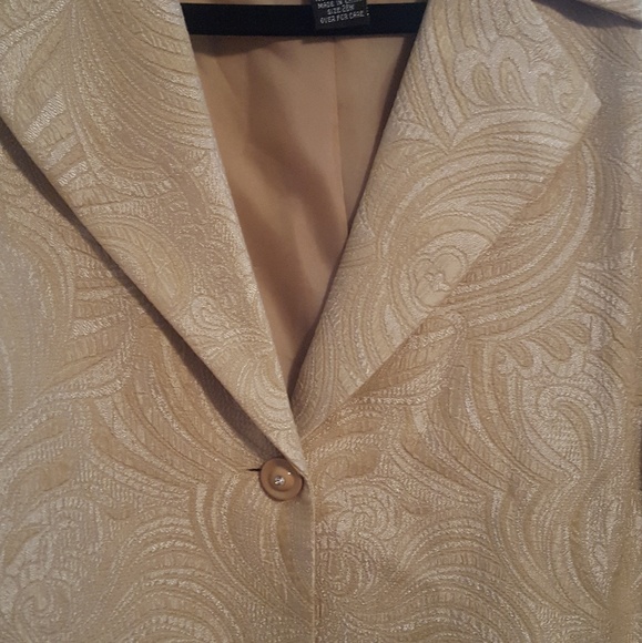 Fancy Muted Gold Jacket 🥂🍍🍾 - Picture 3 of 6